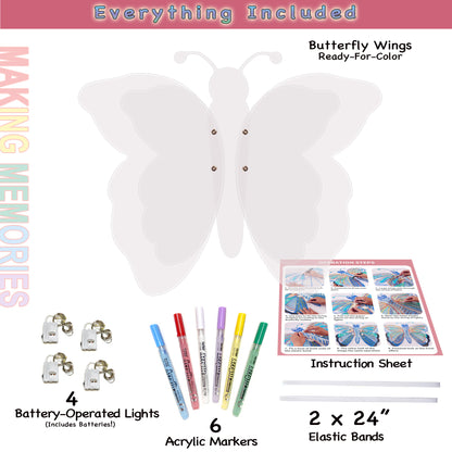 Kids DIY Fairy Butterfly Wings