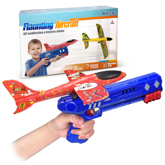 Kids Flying Airplane & Launcher